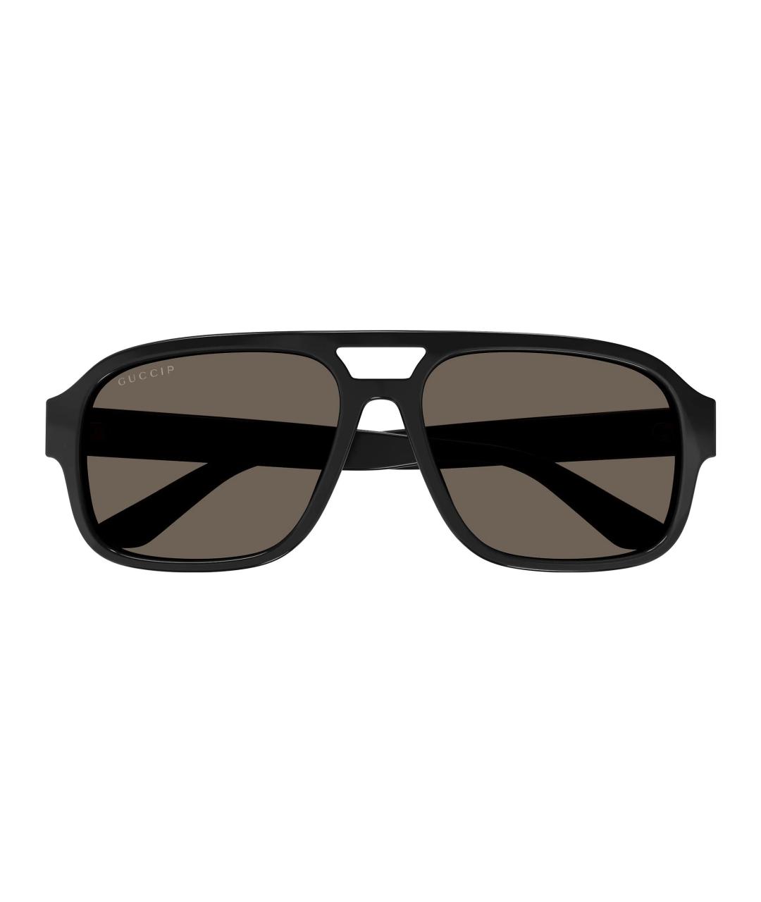 GUCCI Черные пластиковые солнцезащитные очки, фото 2