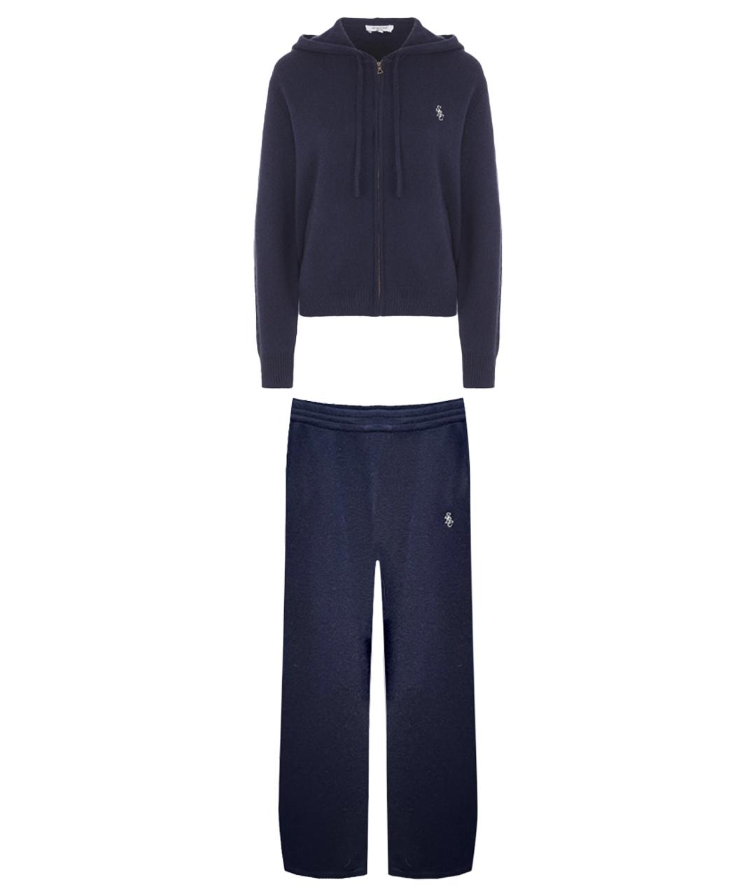 SPORTY AND RICH Синий хлопковый спортивные костюмы, фото 1