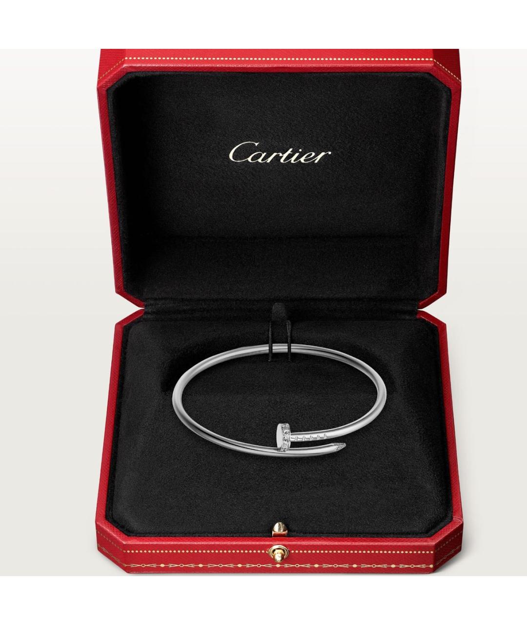 CARTIER Серебрянный браслет из белого золота, фото 5