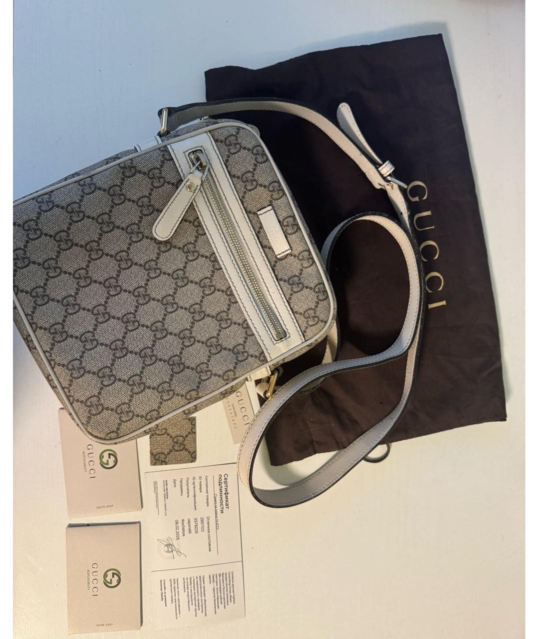 GUCCI Бежевая сумка на плечо, фото 2