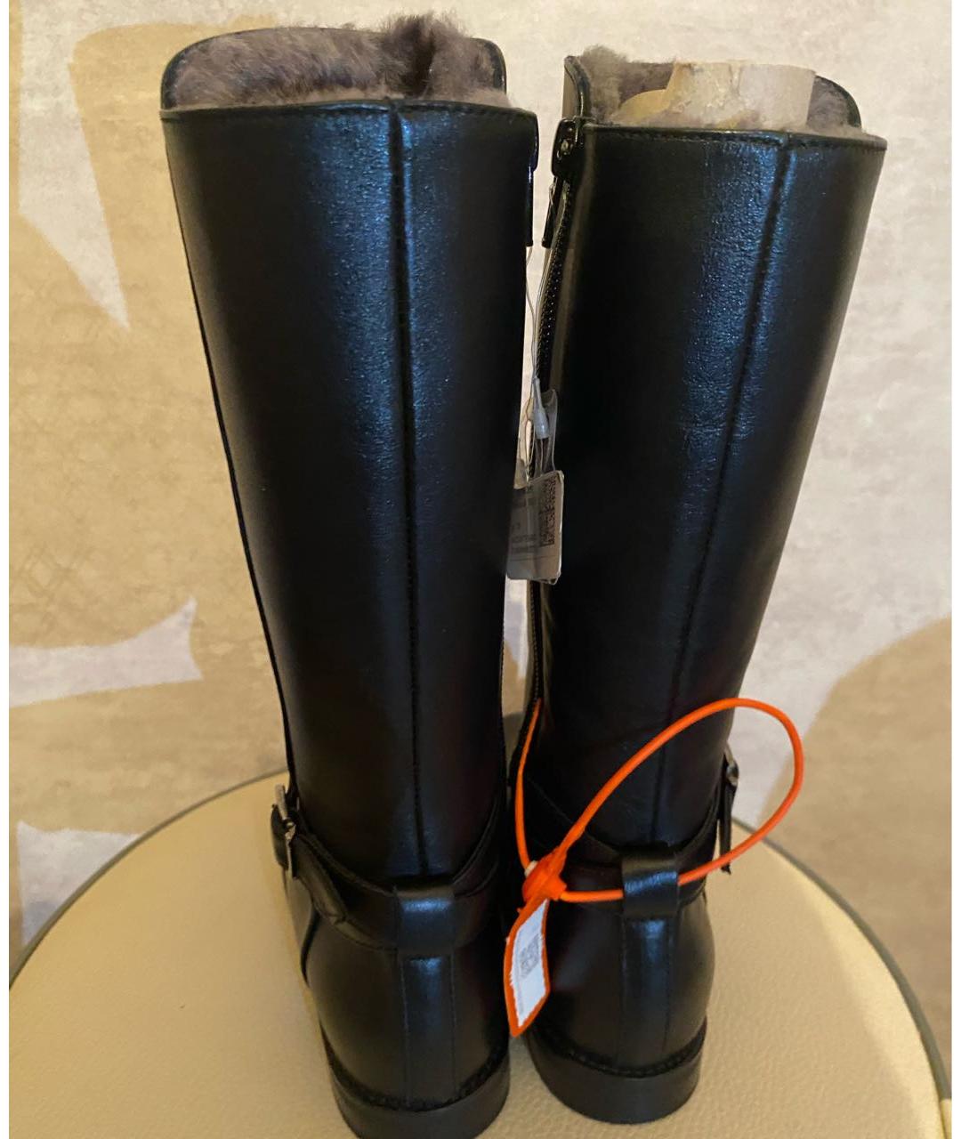 IL GUFO Черные кожаные сапоги, фото 4