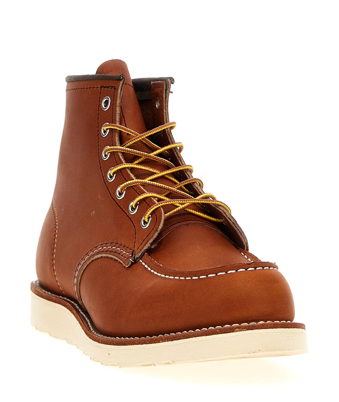 RED WING Коричневые кожаные высокие ботинки, фото 2