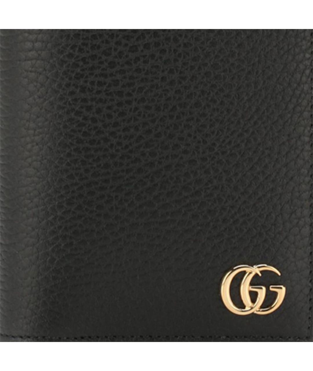 GUCCI Черный кожаный кошелек, фото 4