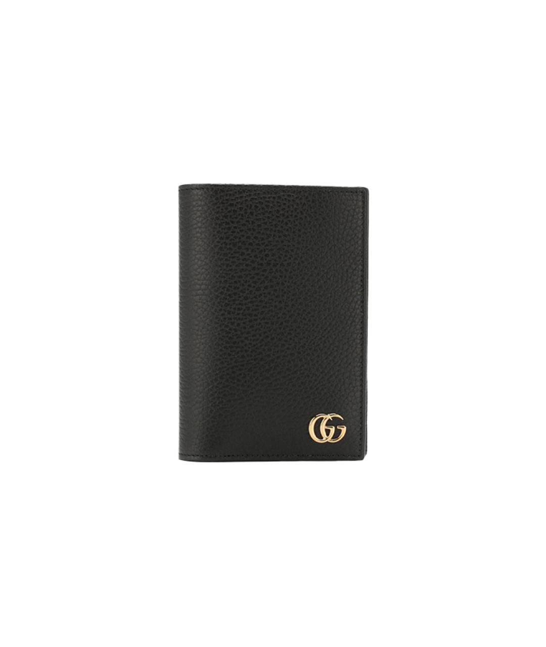 GUCCI Черный кожаный кошелек, фото 5