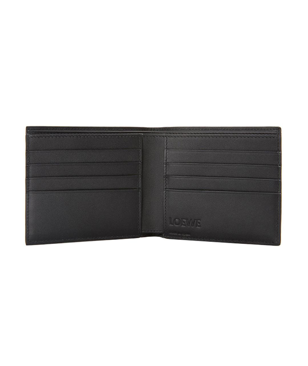 LOEWE Серый кожаный кошелек, фото 4