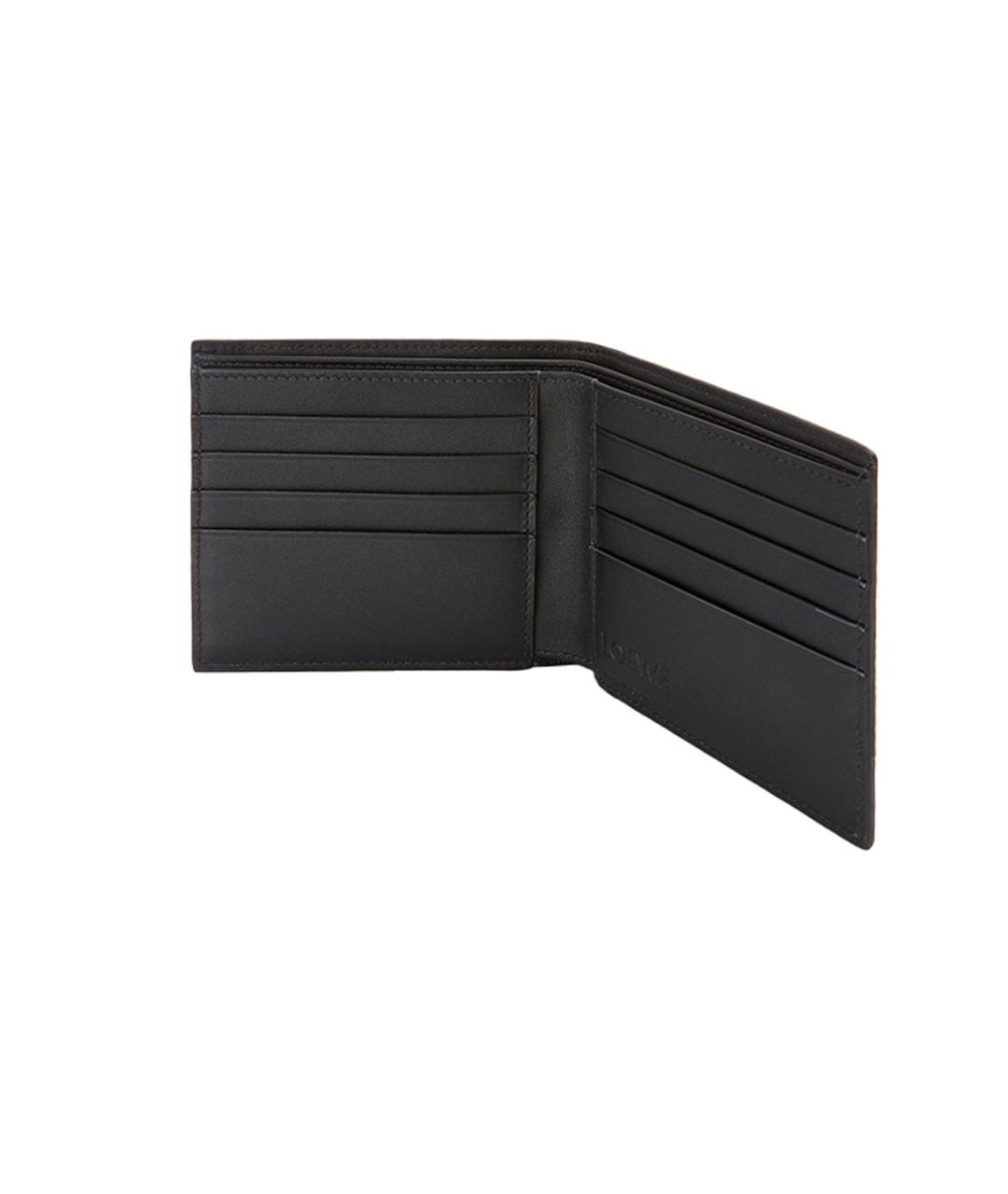 LOEWE Серый кожаный кошелек, фото 3