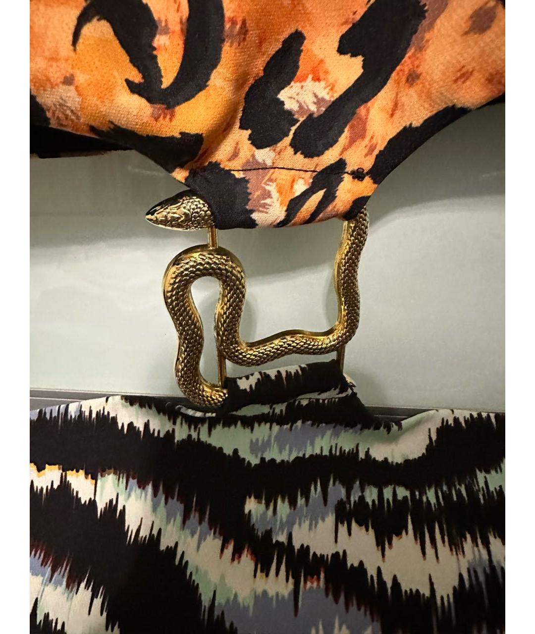 JUST CAVALLI Мульти полиэстеровое вечернее платье, фото 4