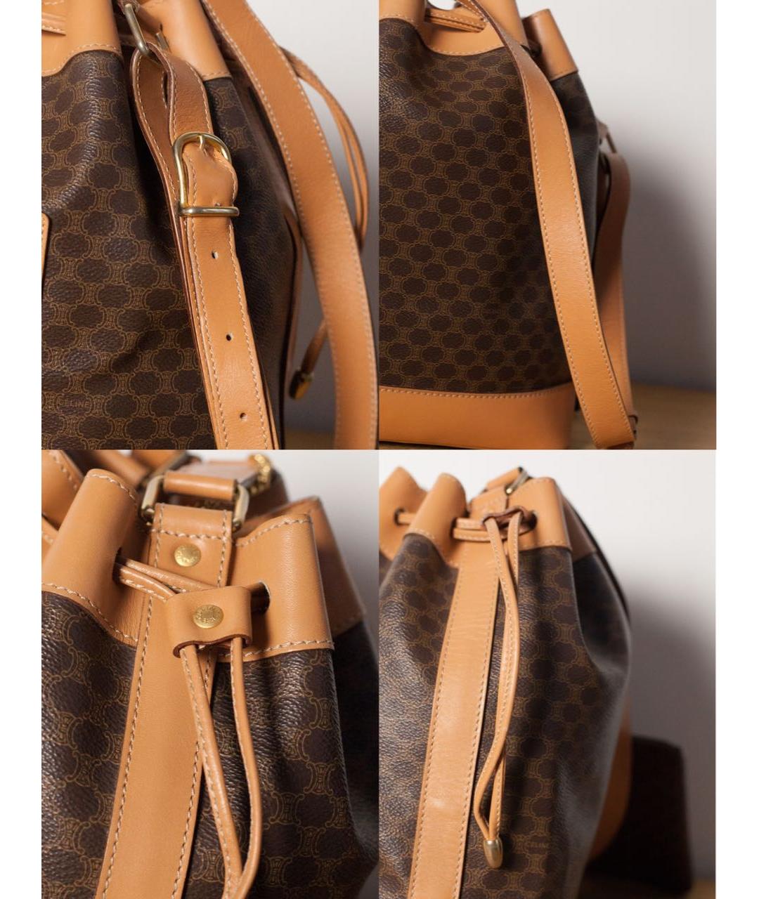 CELINE Коричневая сумка через плечо, фото 6