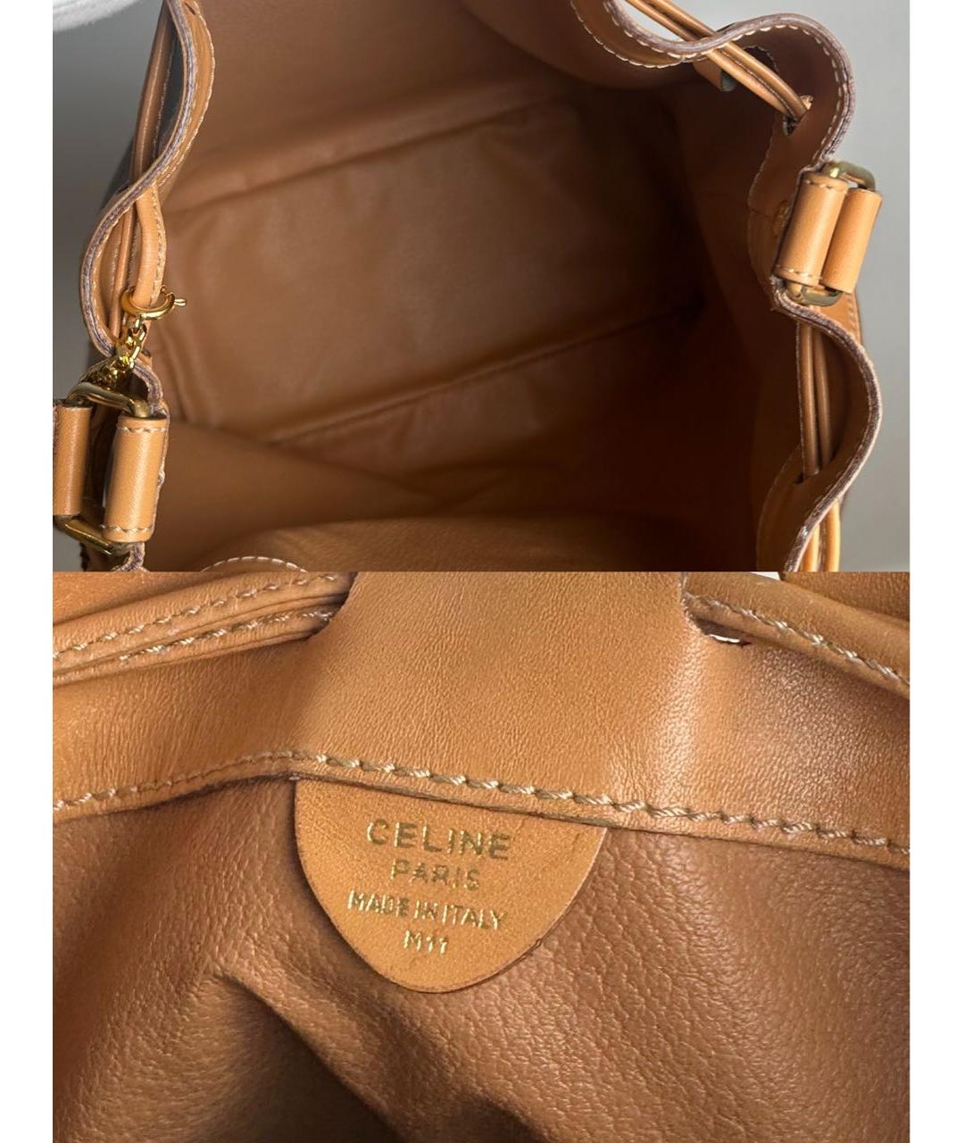 CELINE Коричневая сумка через плечо, фото 7