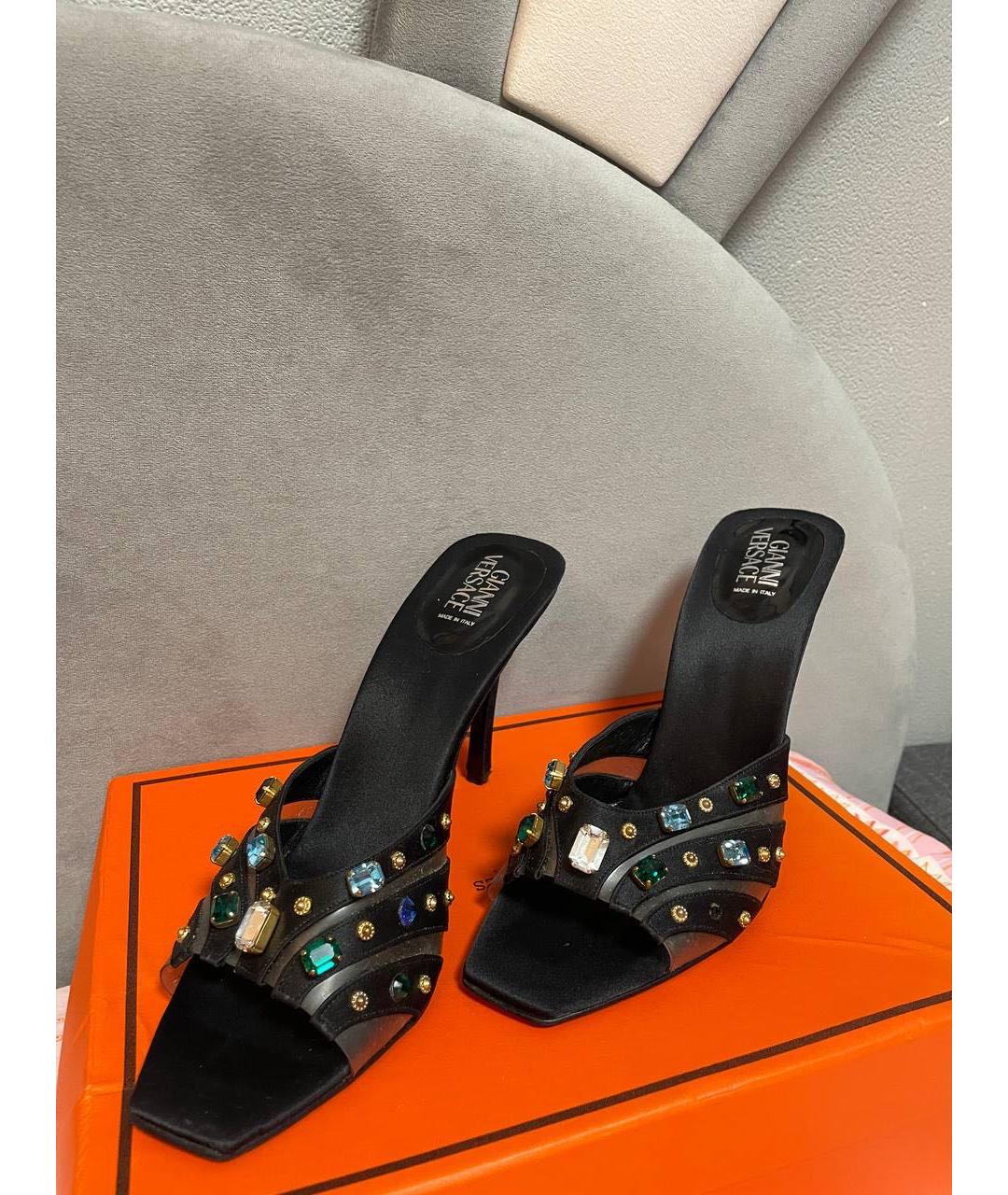 VERSACE Черные туфли, фото 2