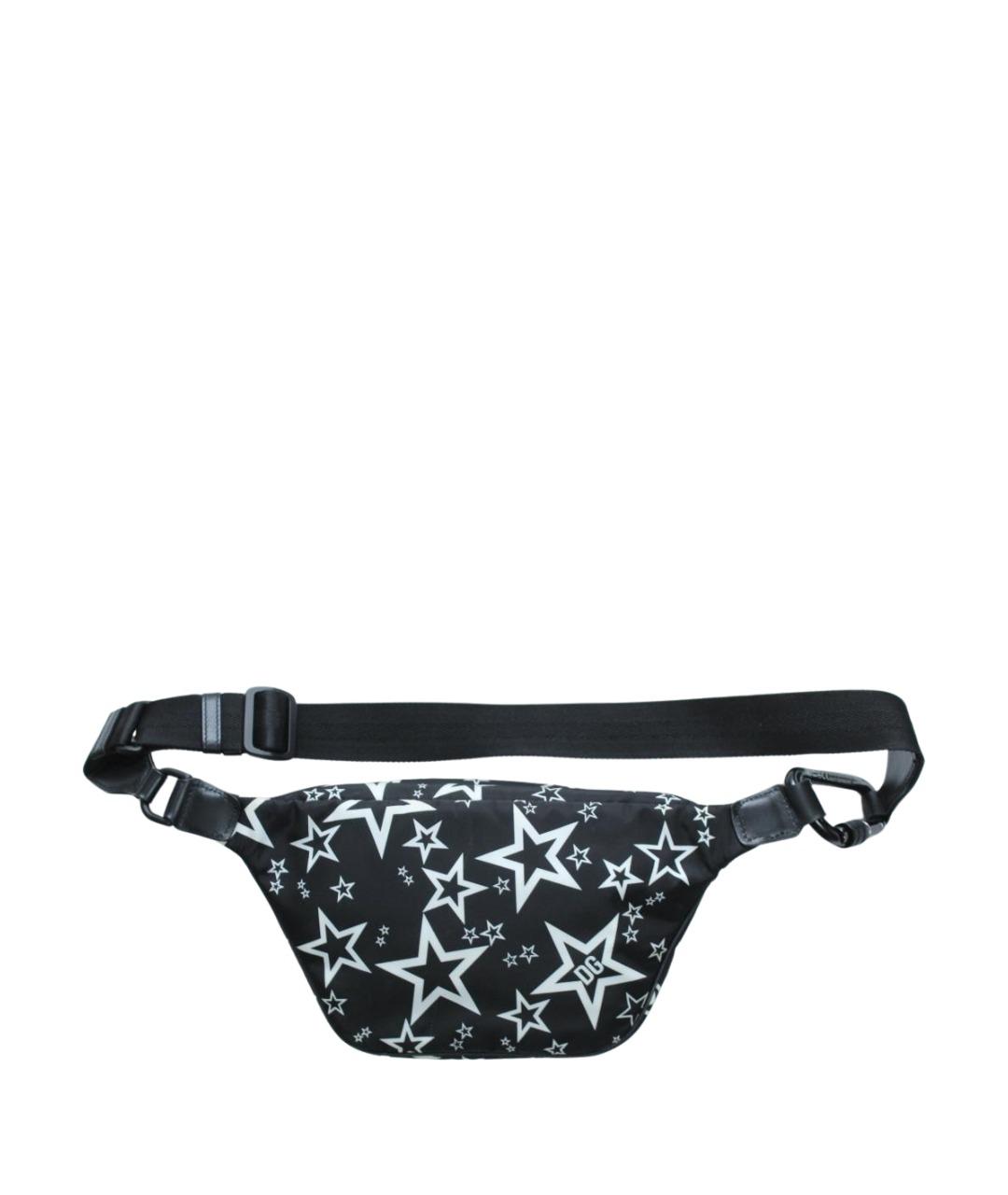 DOLCE&GABBANA Черная поясная сумка, фото 1