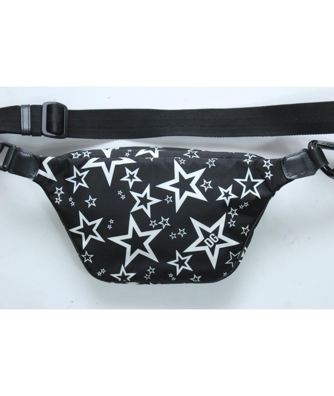 DOLCE&GABBANA Черная поясная сумка, фото 7