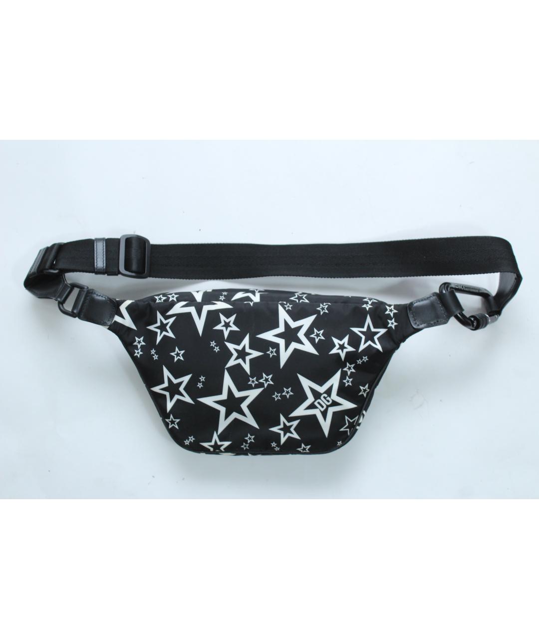 DOLCE&GABBANA Черная поясная сумка, фото 11