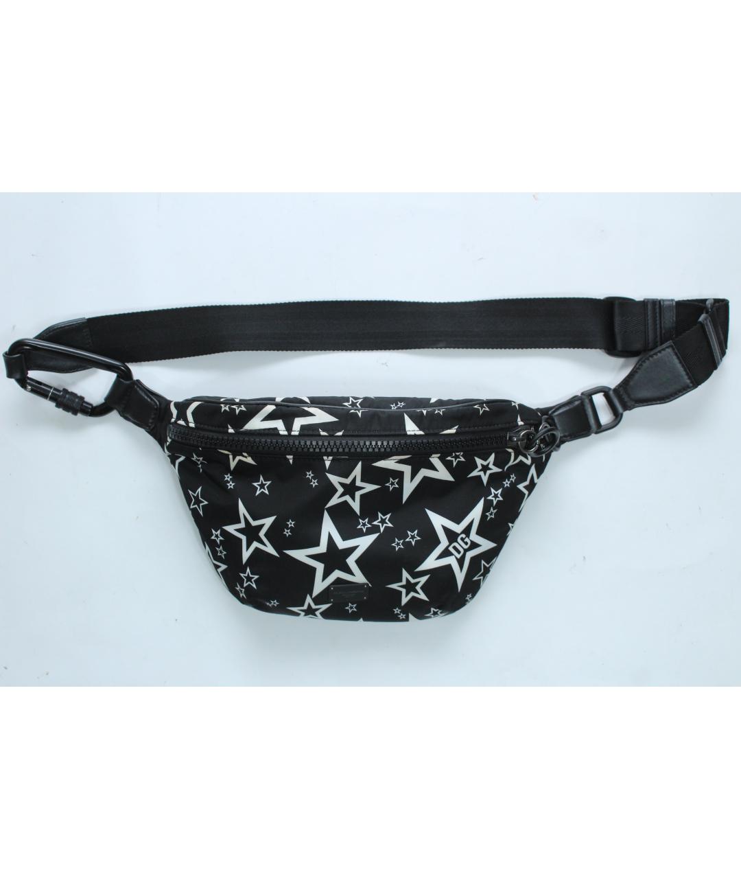 DOLCE&GABBANA Черная поясная сумка, фото 10