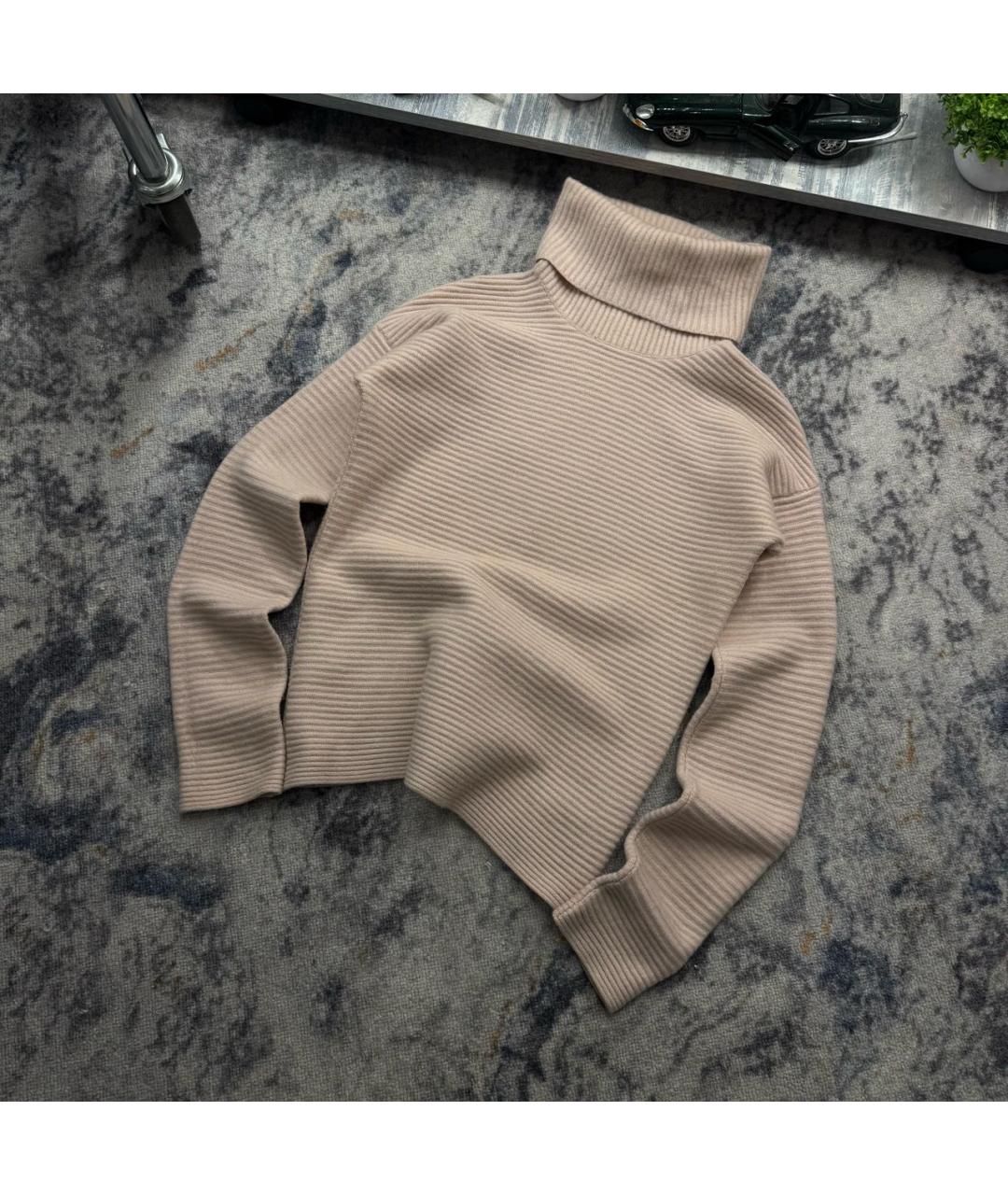 AGNONA Бежевый кашемировый джемпер / свитер, фото 2