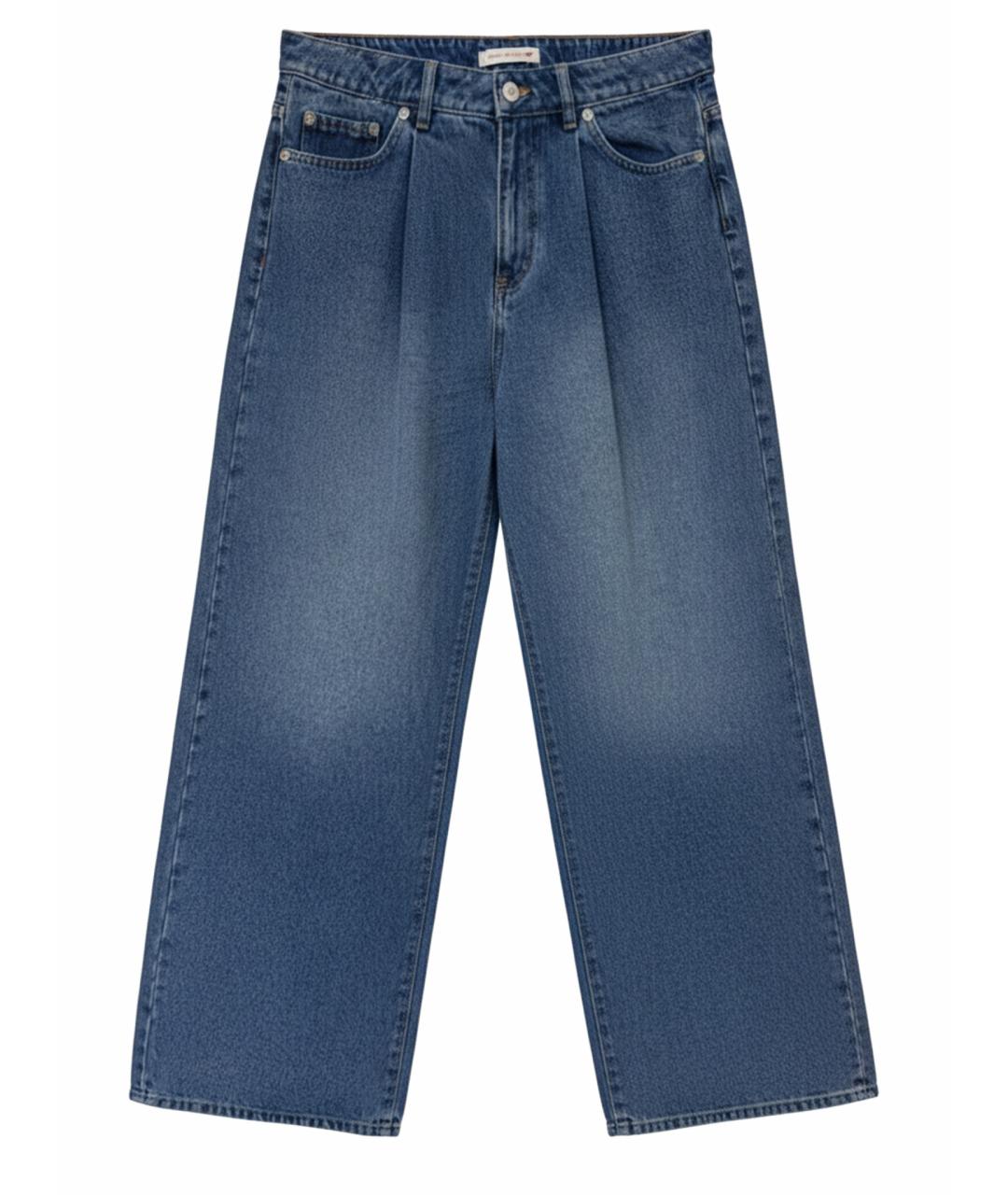 MAGDA BUTRYM Синие хлопковые джинсы клеш, фото 1