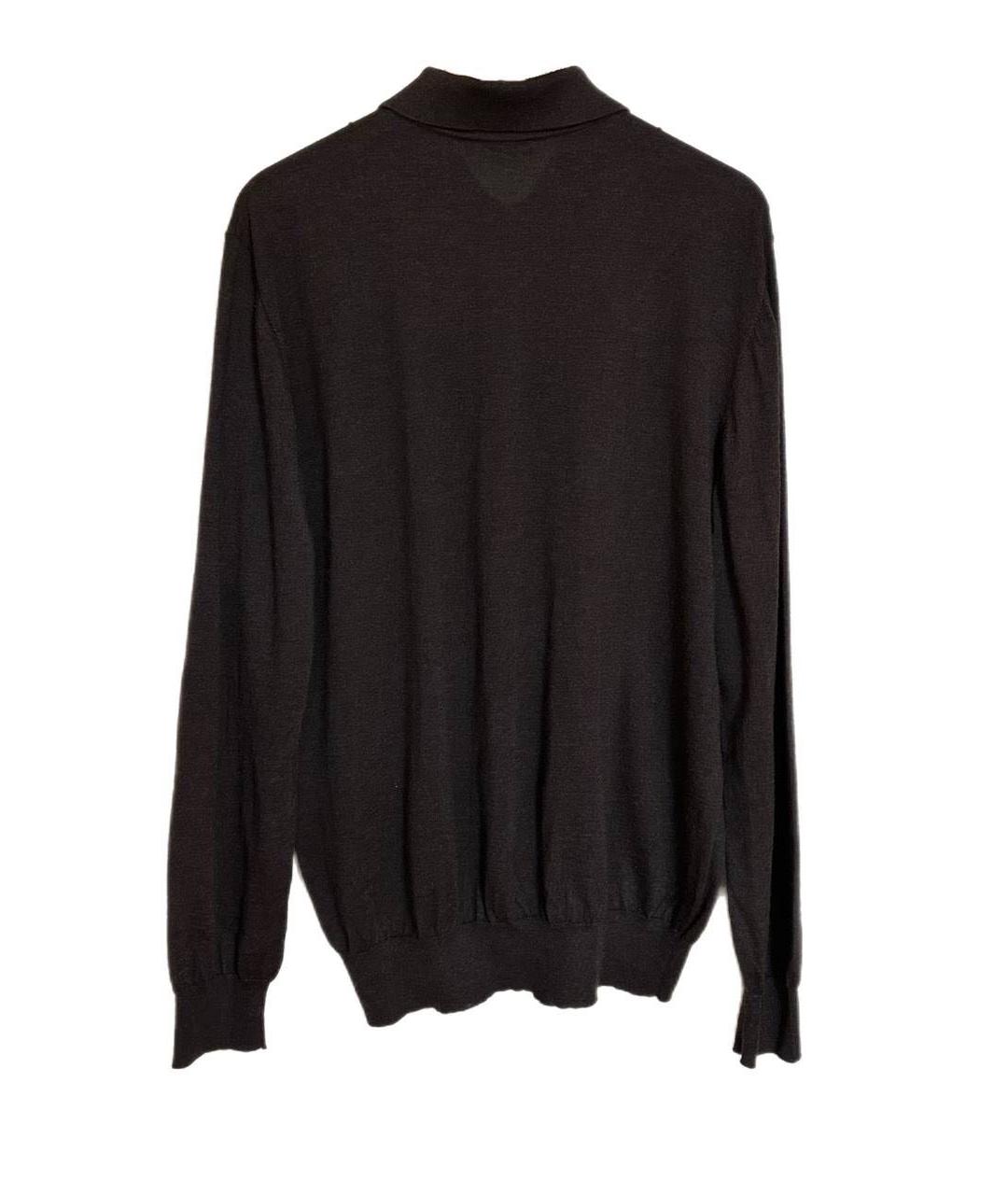 ZILLI Коричневый кашемировый джемпер / свитер, фото 2