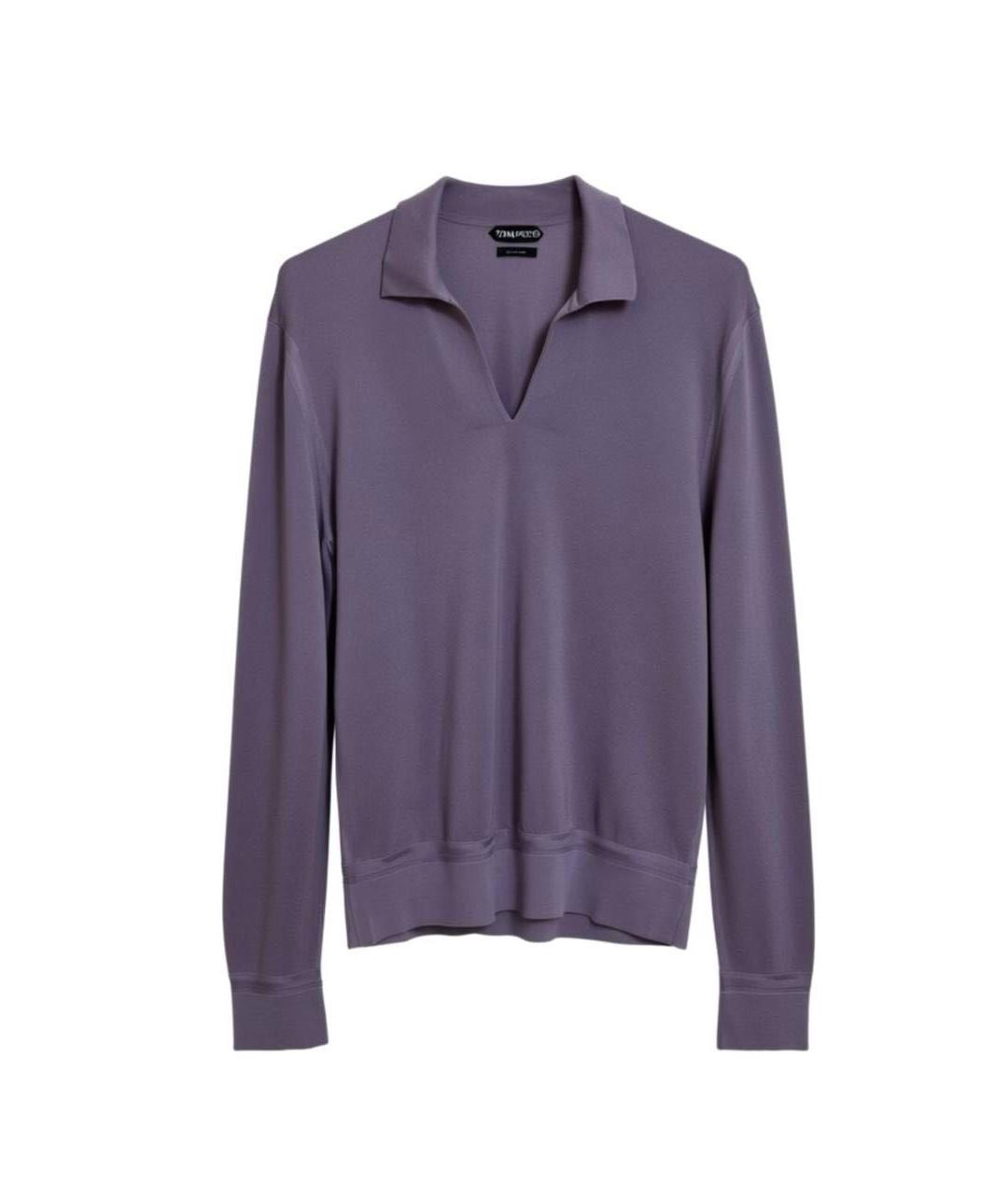 TOM FORD Фиолетовый хлопковый джемпер / свитер, фото 1