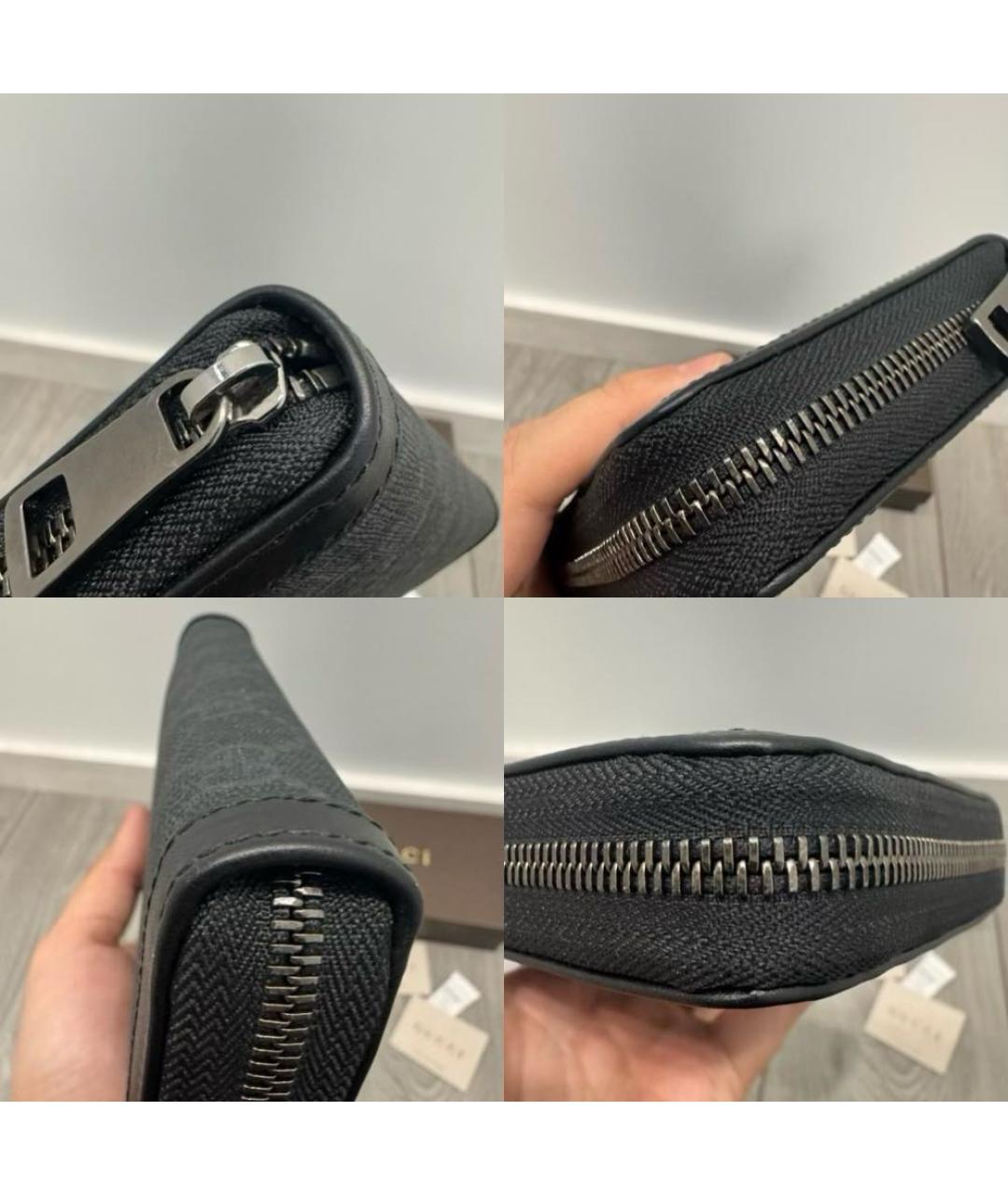 GUCCI Черный кошелек, фото 5