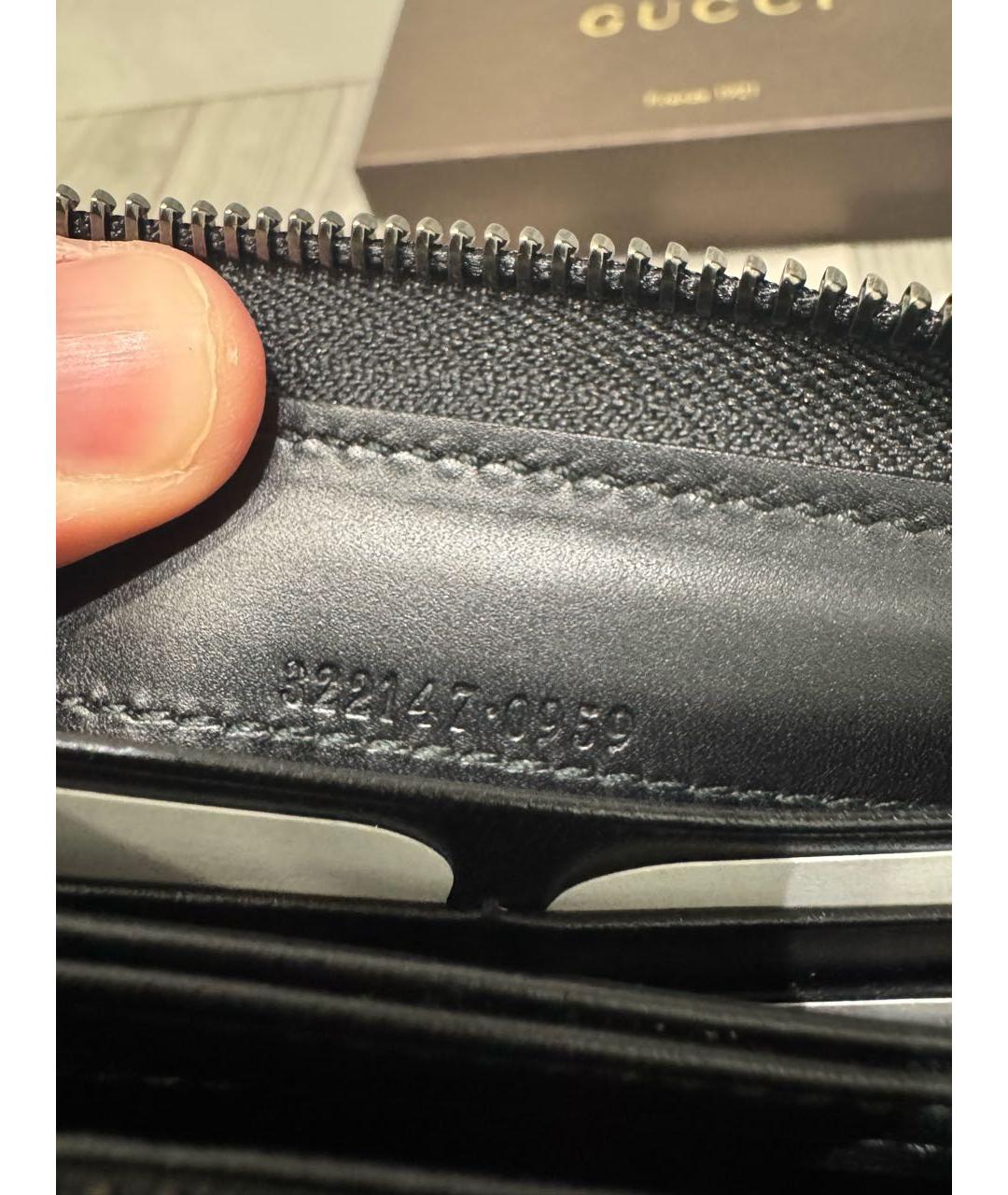 GUCCI Черный кошелек, фото 8