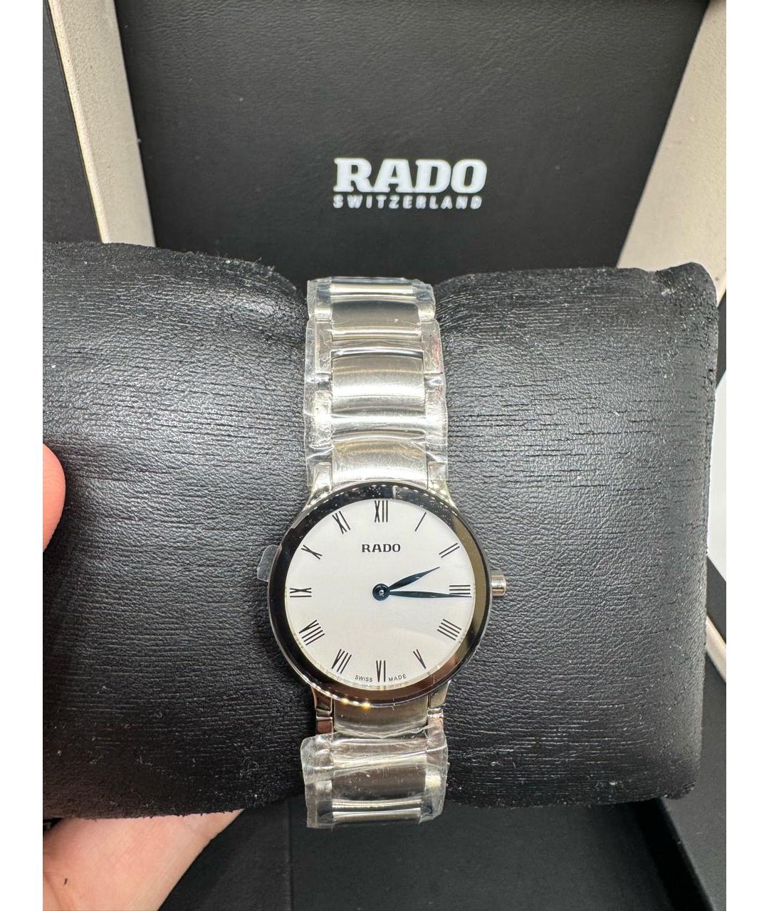 RADO Белые металлические часы, фото 9