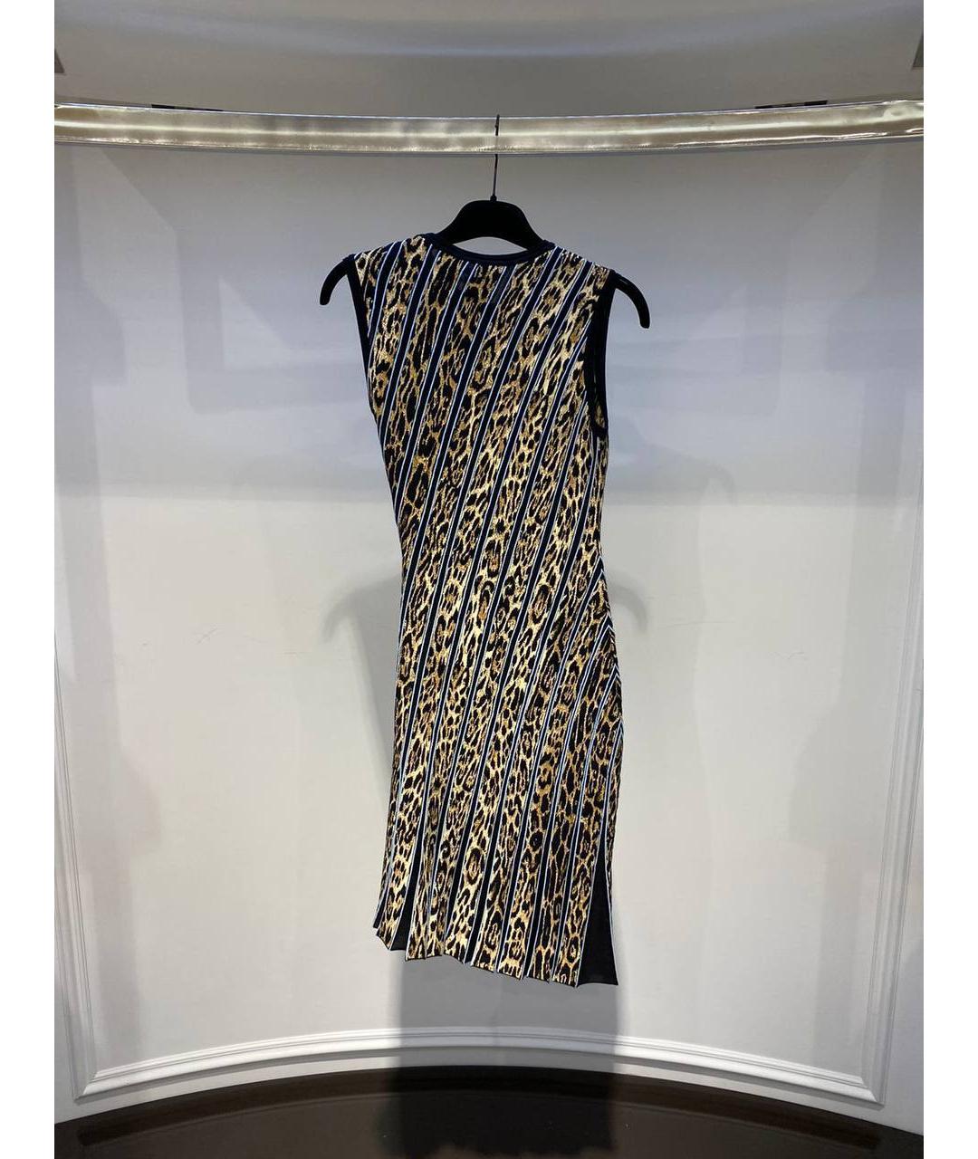 ROBERTO CAVALLI Мульти вискозное коктейльное платье, фото 3