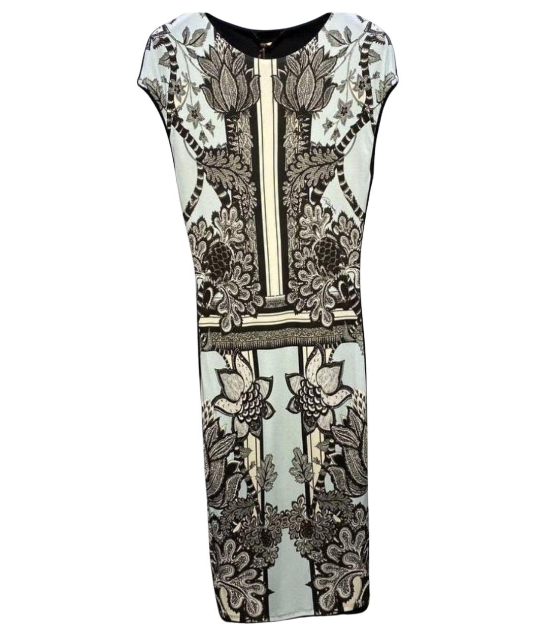 ROBERTO CAVALLI Мульти вискозное коктейльное платье, фото 1