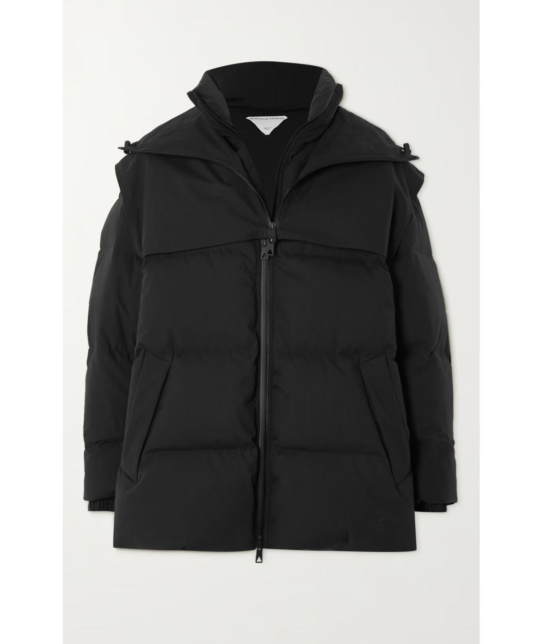 BOTTEGA VENETA Черный хлопковый пуховик, фото 9