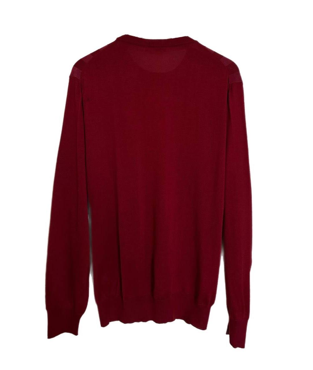 ZILLI Красный кашемировый джемпер / свитер, фото 2