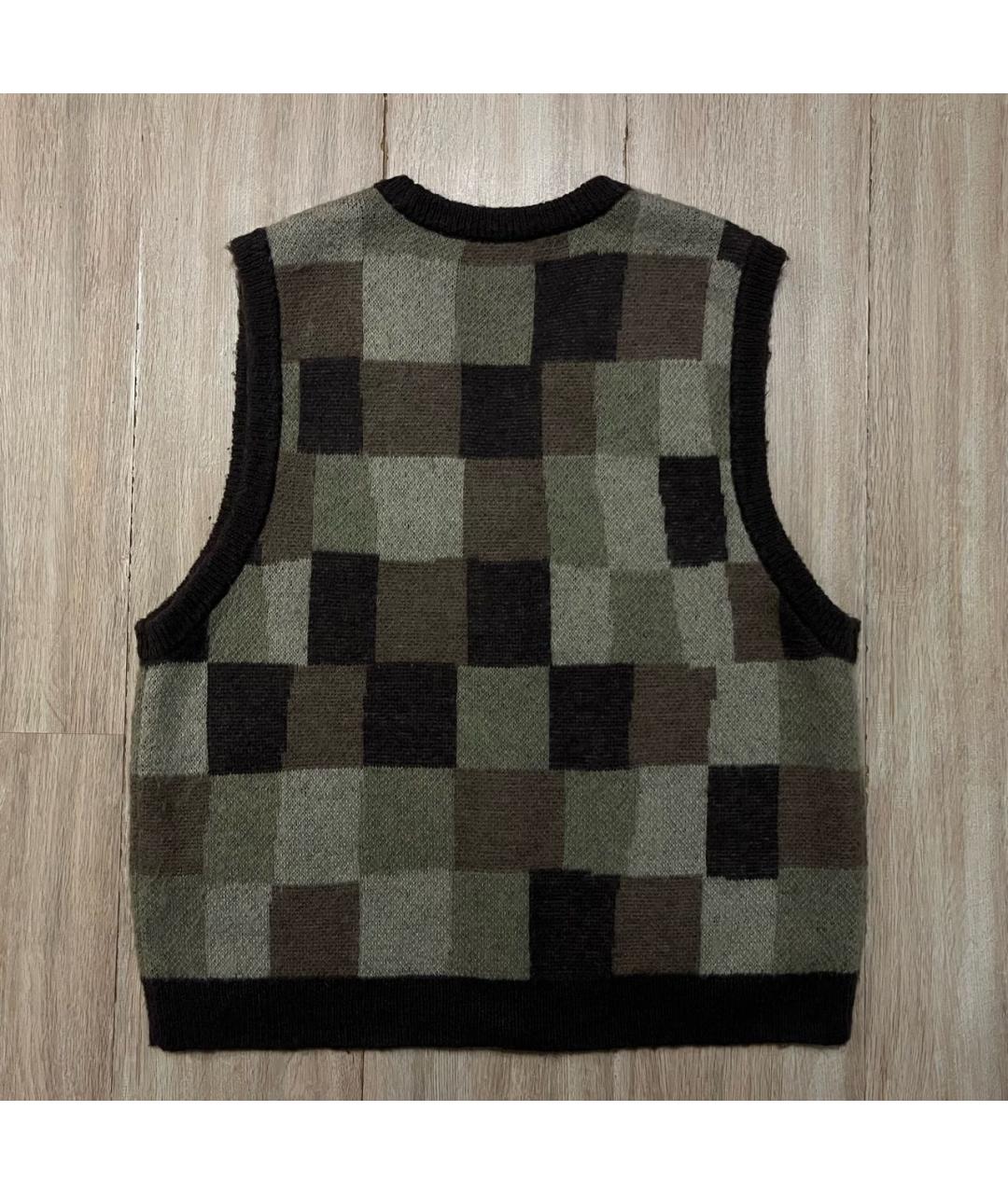 STUSSY Коричневая хлопковая жилетка, фото 2