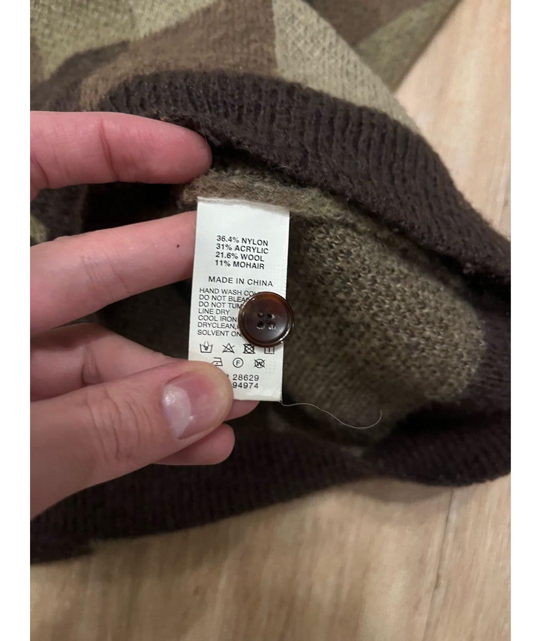 STUSSY Коричневая хлопковая жилетка, фото 5