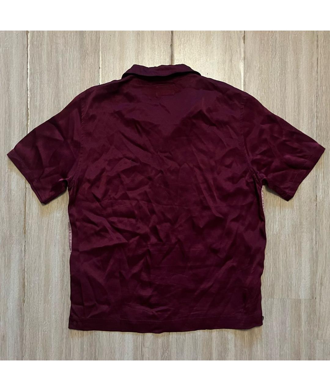 STUSSY Бордовая вискозная рубашка, фото 2