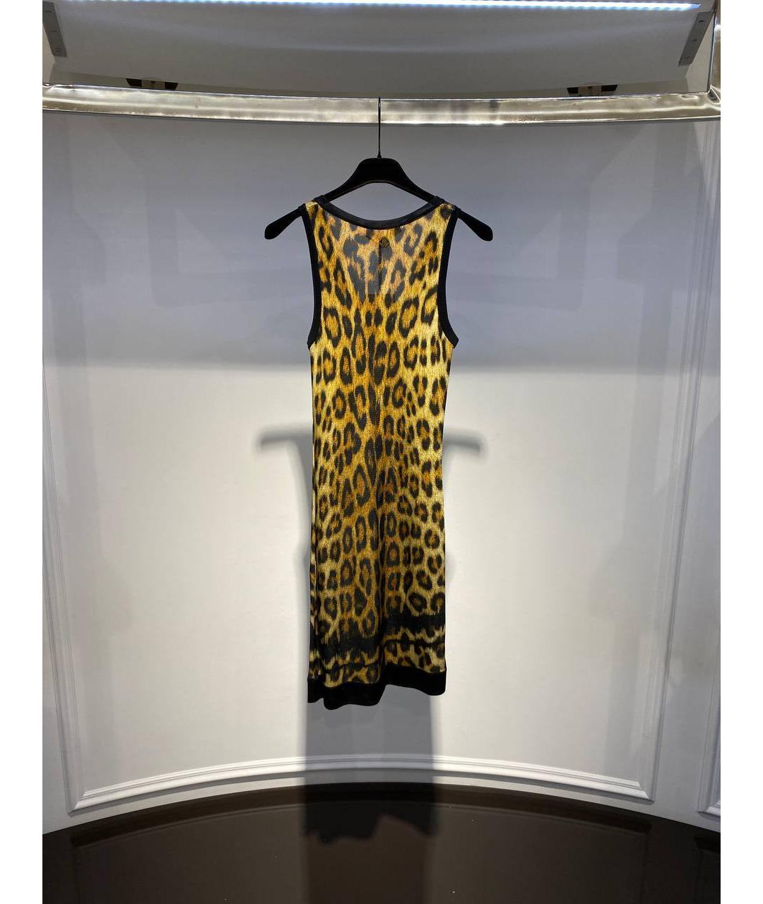 ROBERTO CAVALLI Мульти вискозное повседневное платье, фото 3