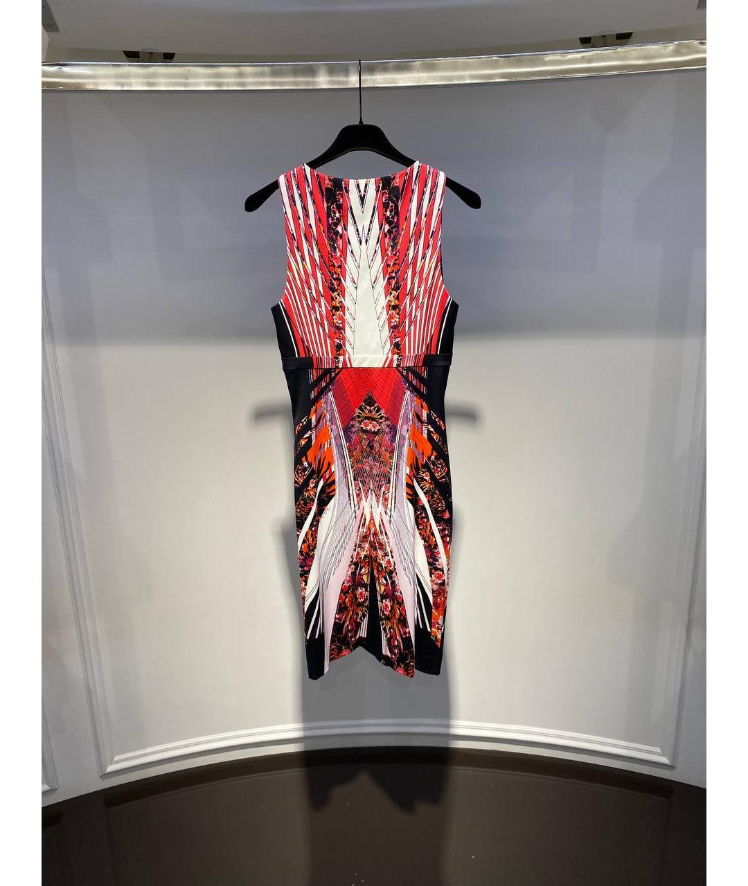 ROBERTO CAVALLI Красное вискозное коктейльное платье, фото 3