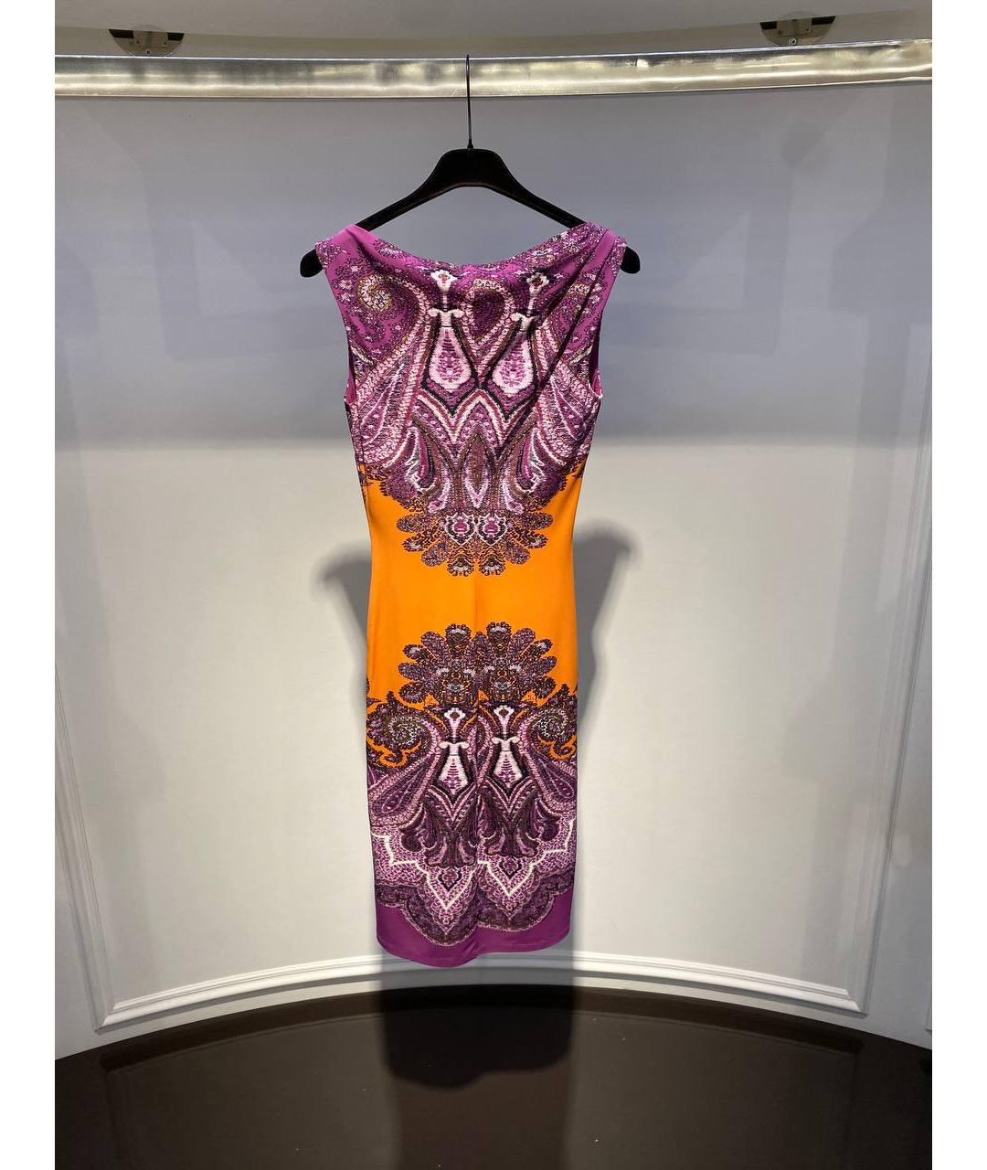 ROBERTO CAVALLI Мульти полиамидовое коктейльное платье, фото 3