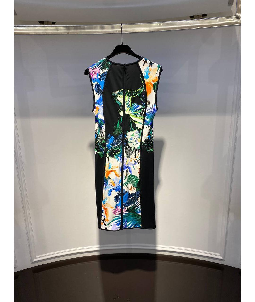 ROBERTO CAVALLI Мульти вискозное коктейльное платье, фото 3