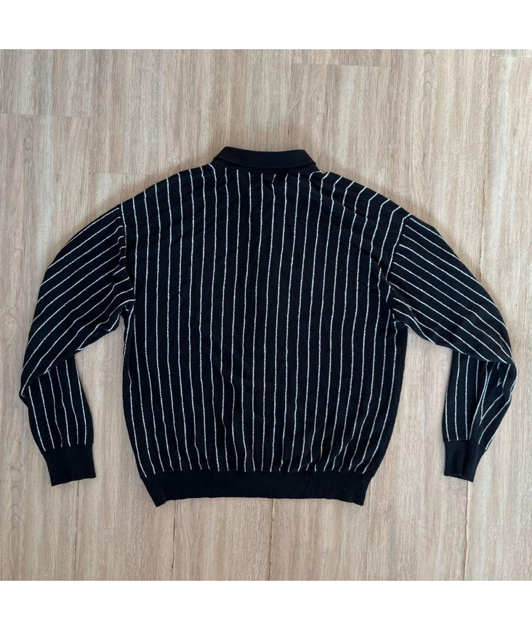 STUSSY Черный хлопковый кардиган, фото 2