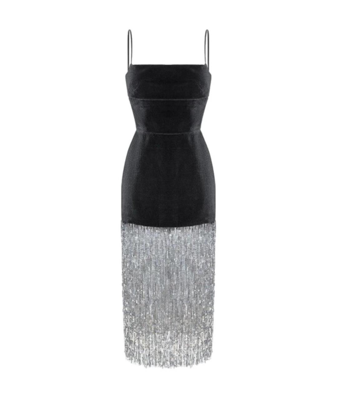 RASARIO Черное вискозное повседневное платье, фото 1