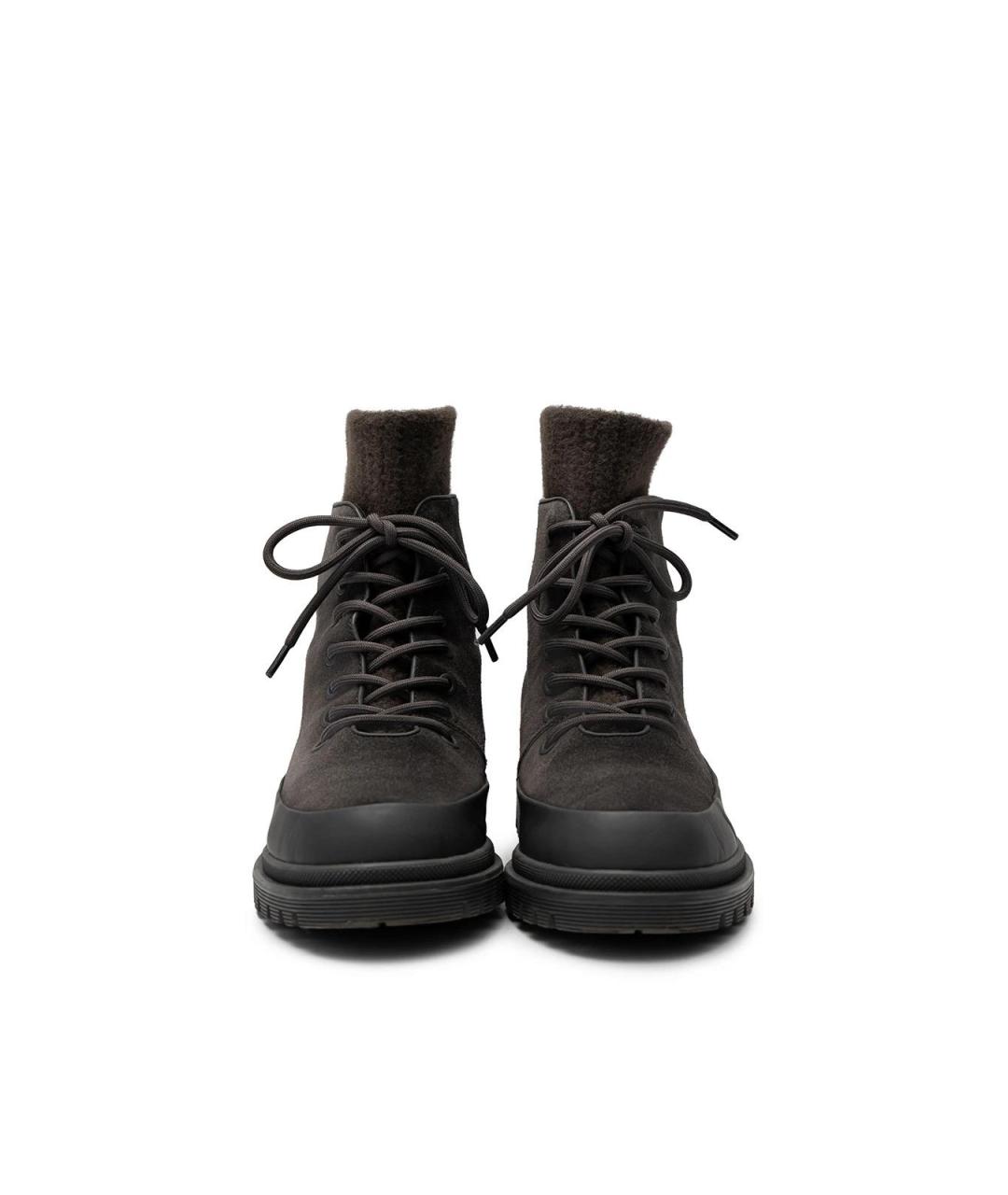 12 STOREEZ Серые замшевые ботинки, фото 4