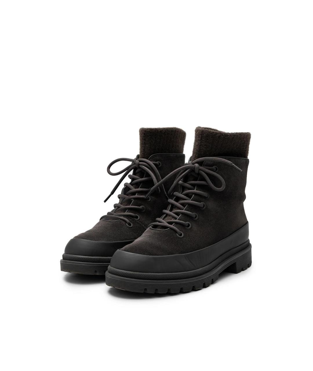 12 STOREEZ Серые замшевые ботинки, фото 2