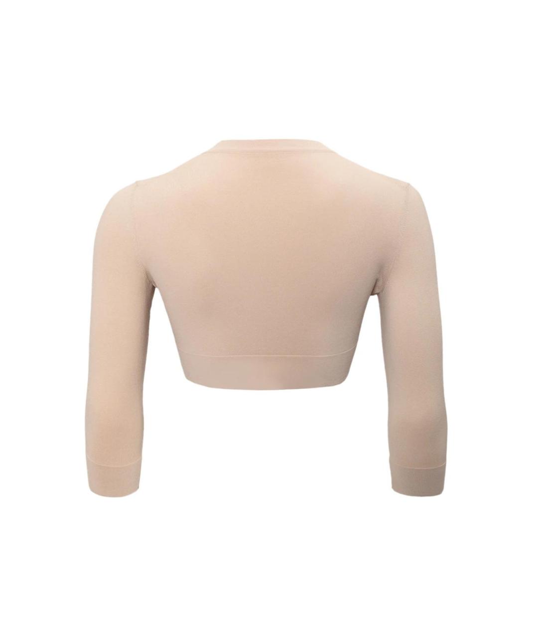 ALAIA Бежевый вискозный кардиган, фото 2