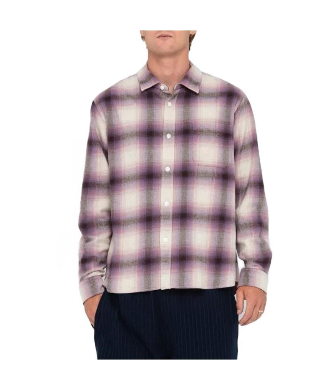 STUSSY Розовая хлопковая кэжуал рубашка, фото 3