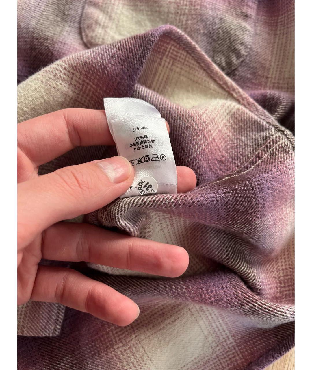 STUSSY Розовая хлопковая кэжуал рубашка, фото 7