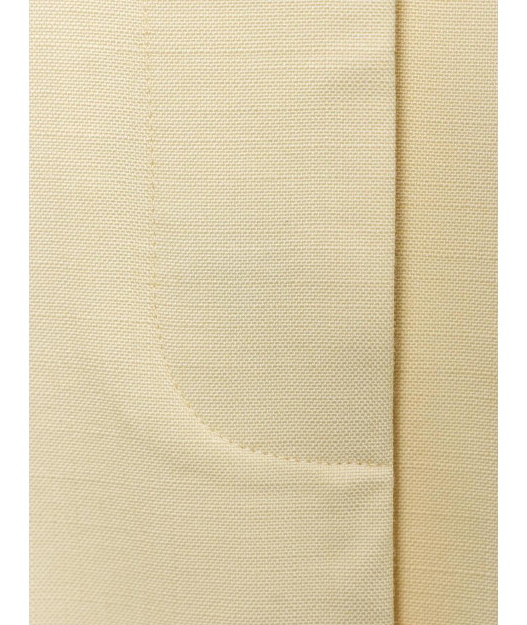 JACQUEMUS Желтое хлопковое повседневное платье, фото 3