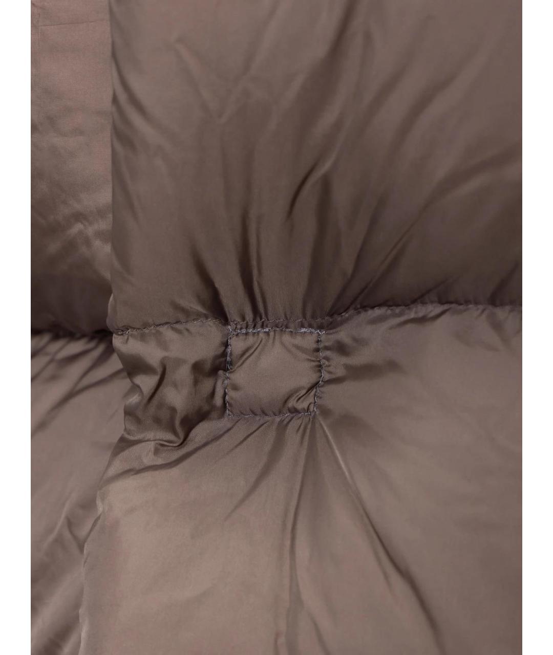 RICK OWENS Бежевый полиэстеровый пуховик, фото 3