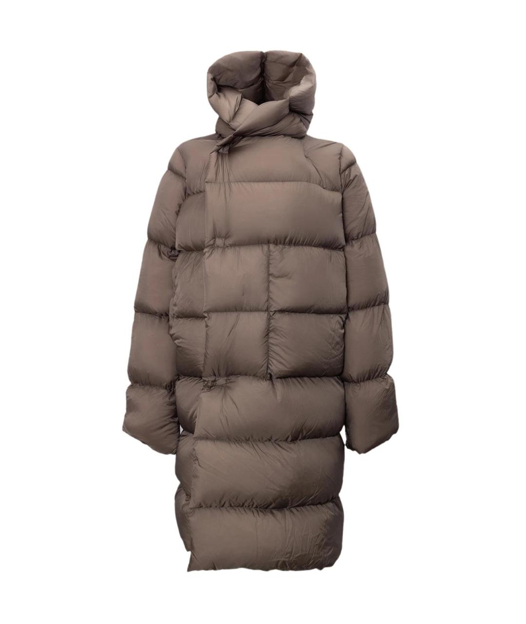 RICK OWENS Бежевый полиэстеровый пуховик, фото 4