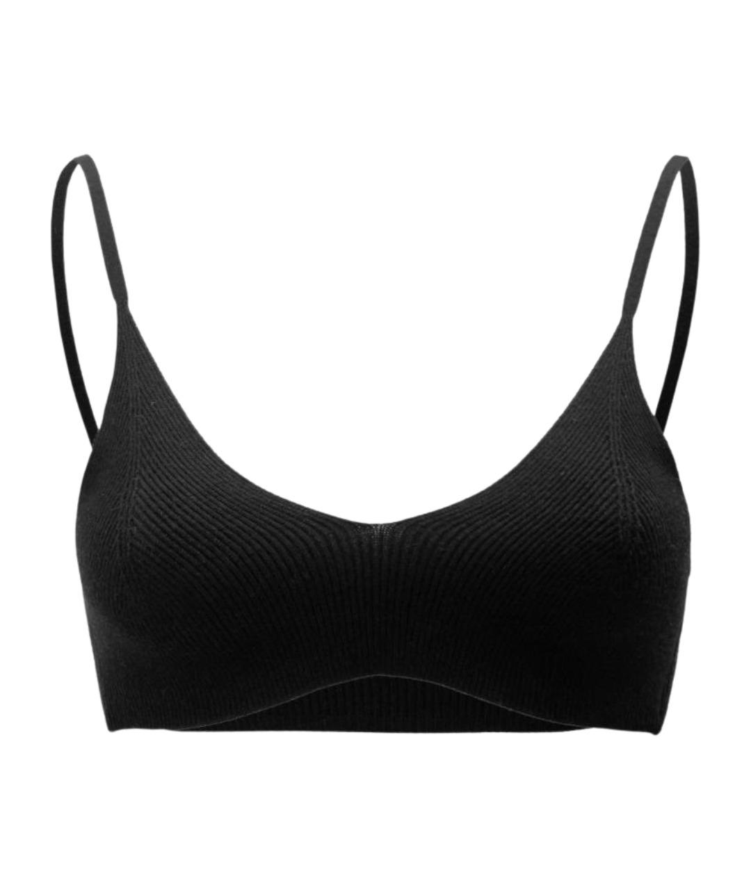 JACQUEMUS Черная вискозная футболка, фото 1