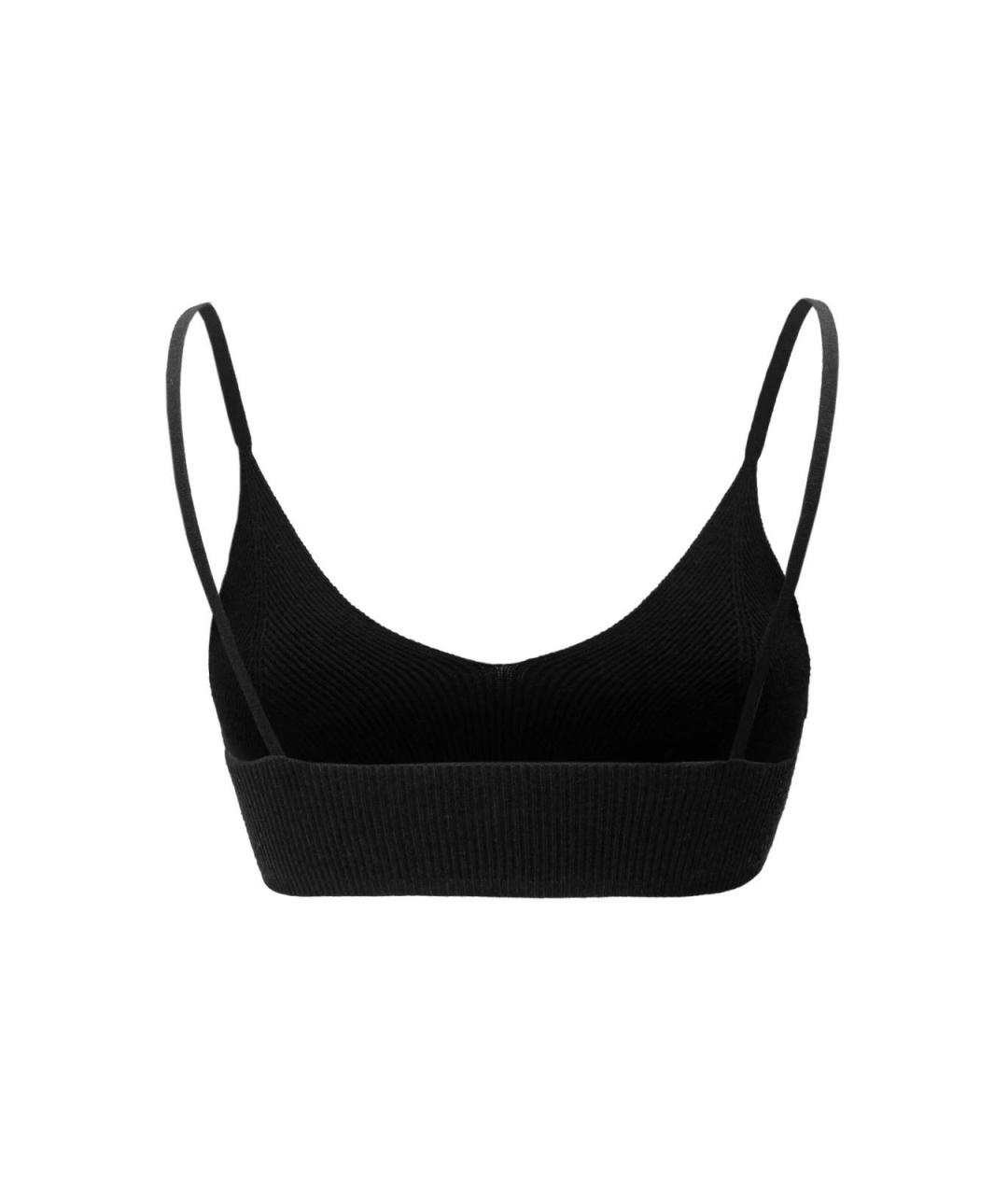 JACQUEMUS Черная вискозная футболка, фото 2