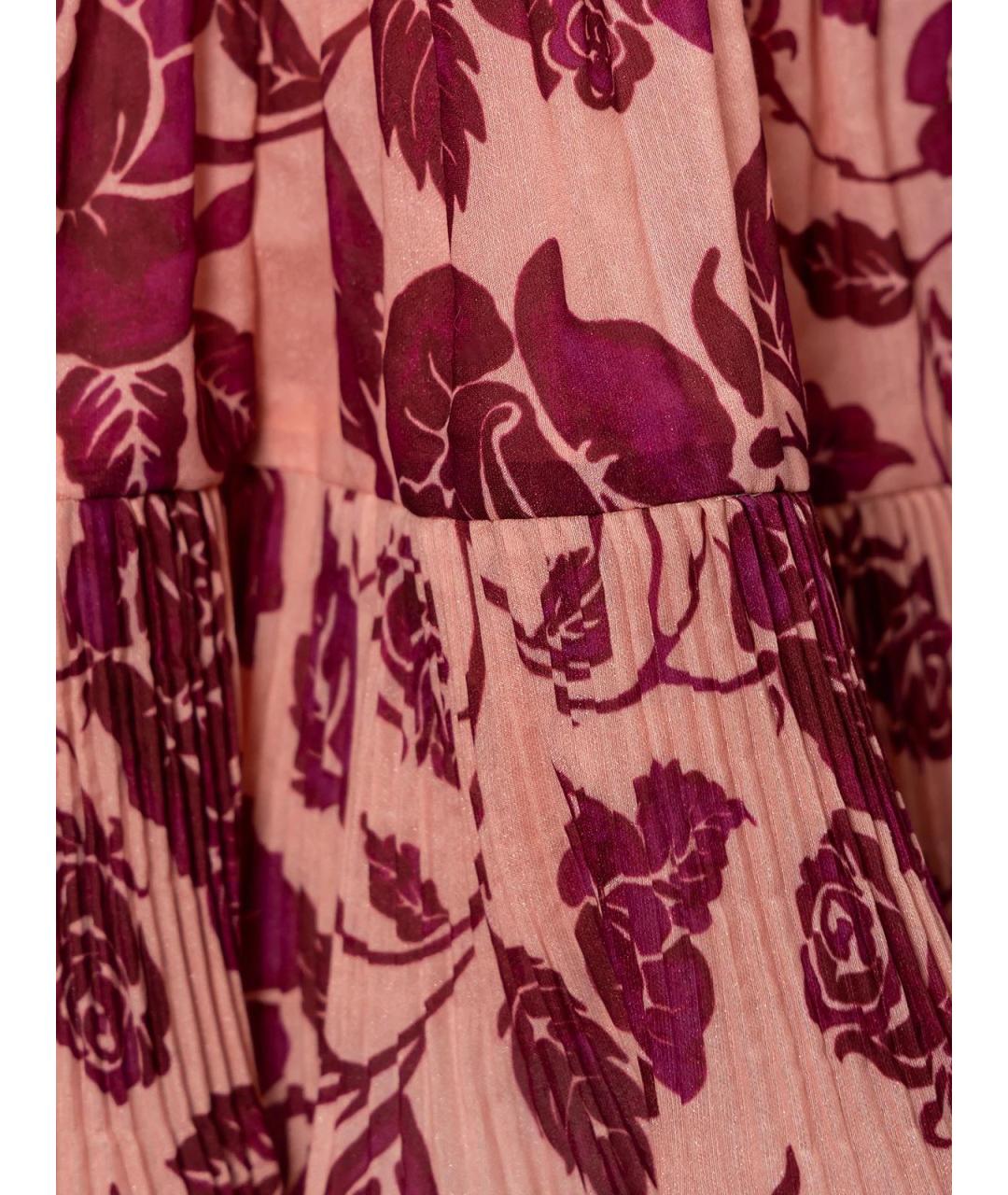 ZIMMERMANN Розовое полиэстеровое повседневное платье, фото 3