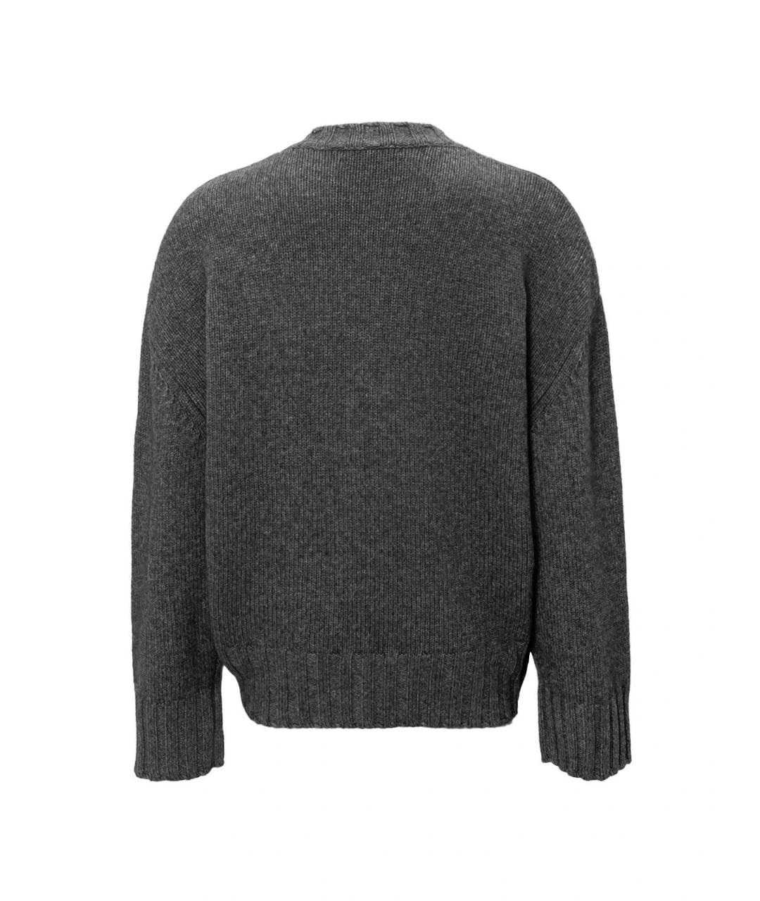 THE ATTICO Серый шерстяной джемпер / свитер, фото 3